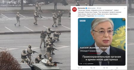 Prezydent Kazachstanu: poleciłem strzelać bez ostrzeżenia