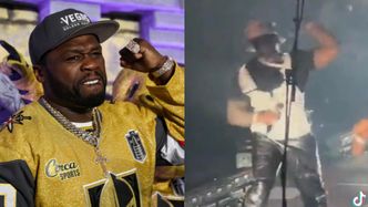 DRAMATYCZNE SCENY na koncercie 50 Centa: Raper rzucił mikrofonem i ZRANIŁ kobietę. Sprawa trafiła na policję (WIDEO)