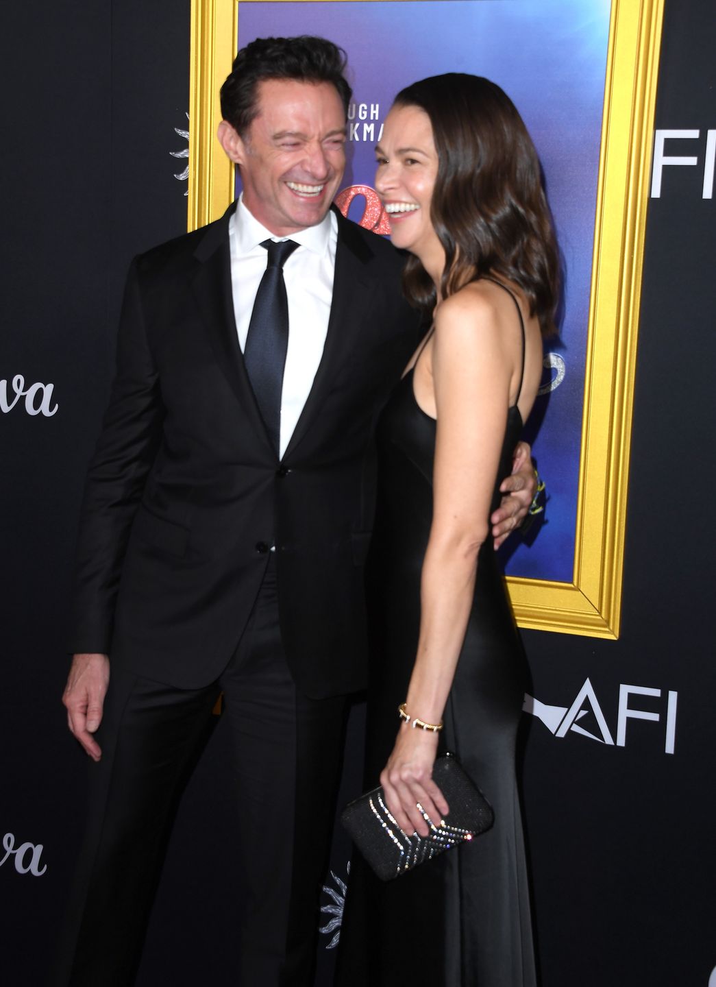Hugh Jackman i Sutton Foster na premierze "Song Song Blue"