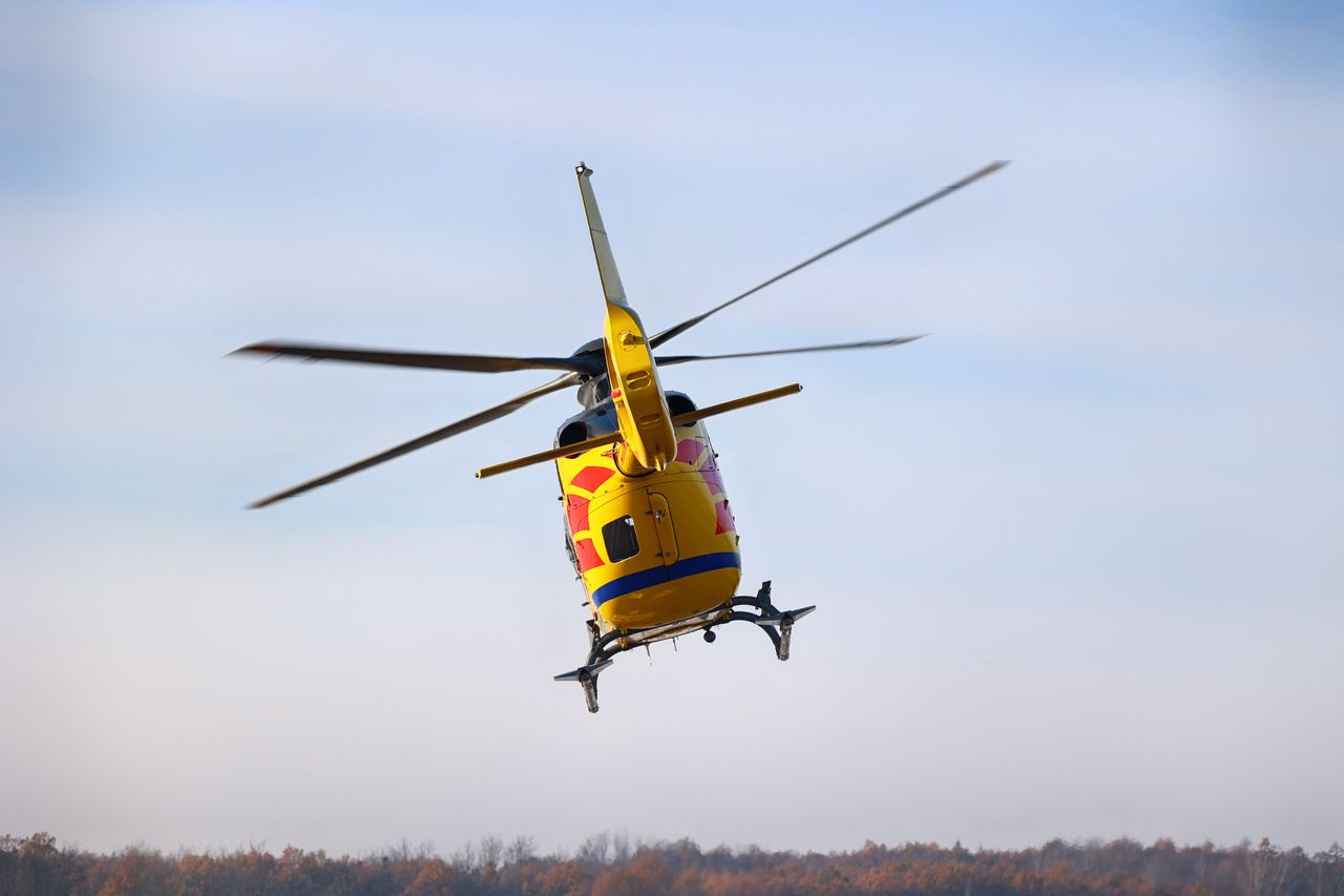 Wypadek w powiecie radziejowskim na DW 267. Śmigłowiec LPR w akcji