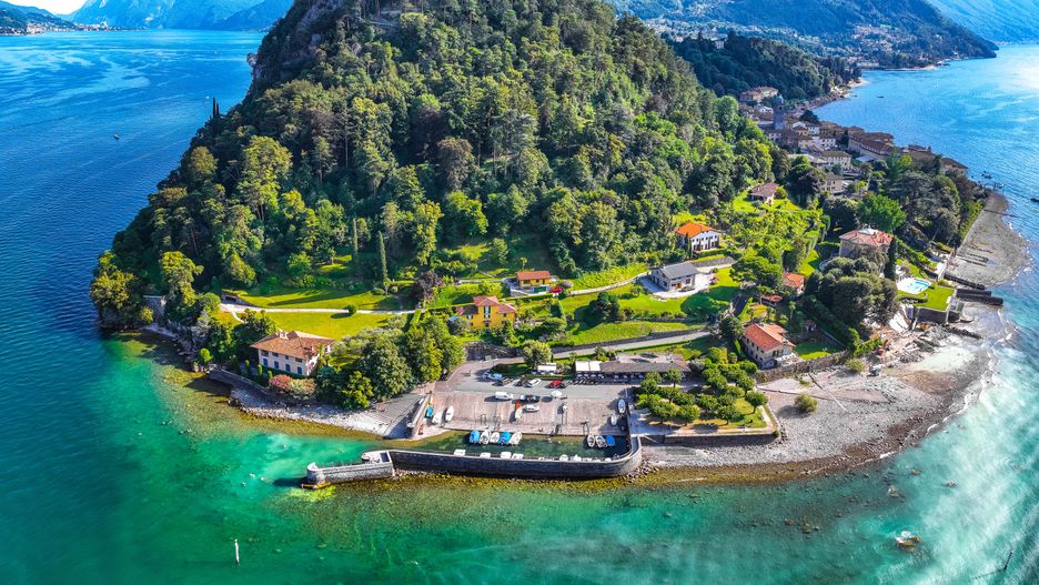 Bellagio z lotu ptaka