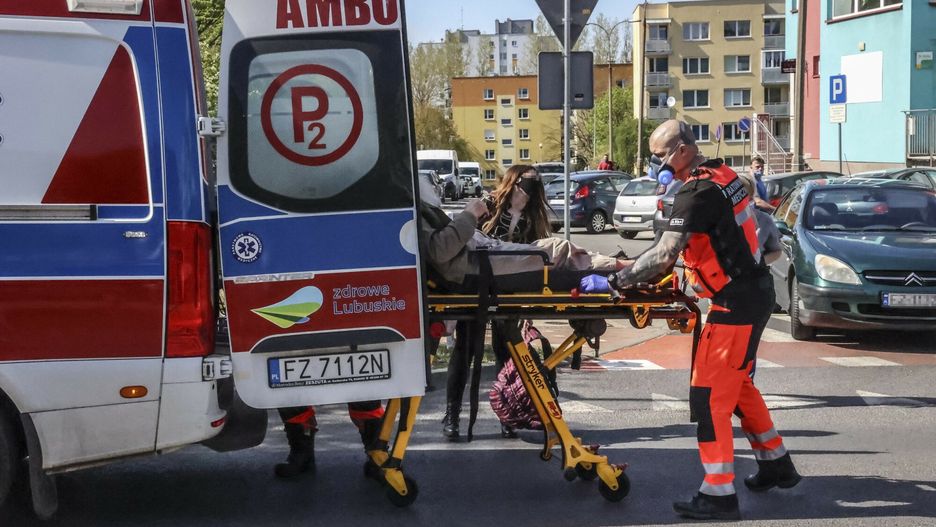 Ratownicy medyczni w akcji