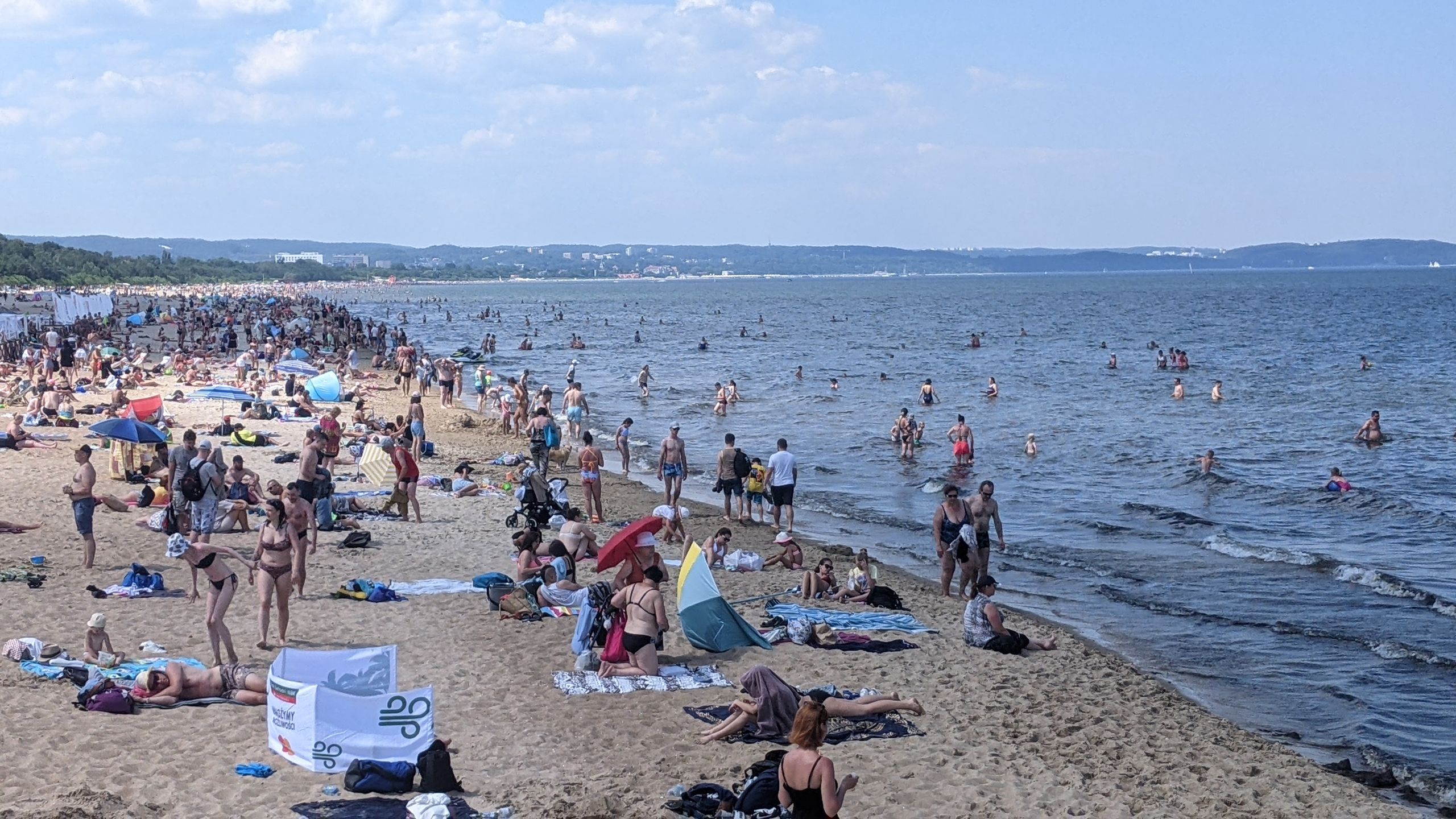Kilkadziesiąt merów dalej woda była już znacznie czystsza