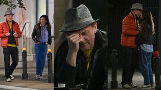 Andrzej Chyra oddaje się czułościom z tajemniczą brunetką podczas nocnej schadzki (ZDJĘCIA)