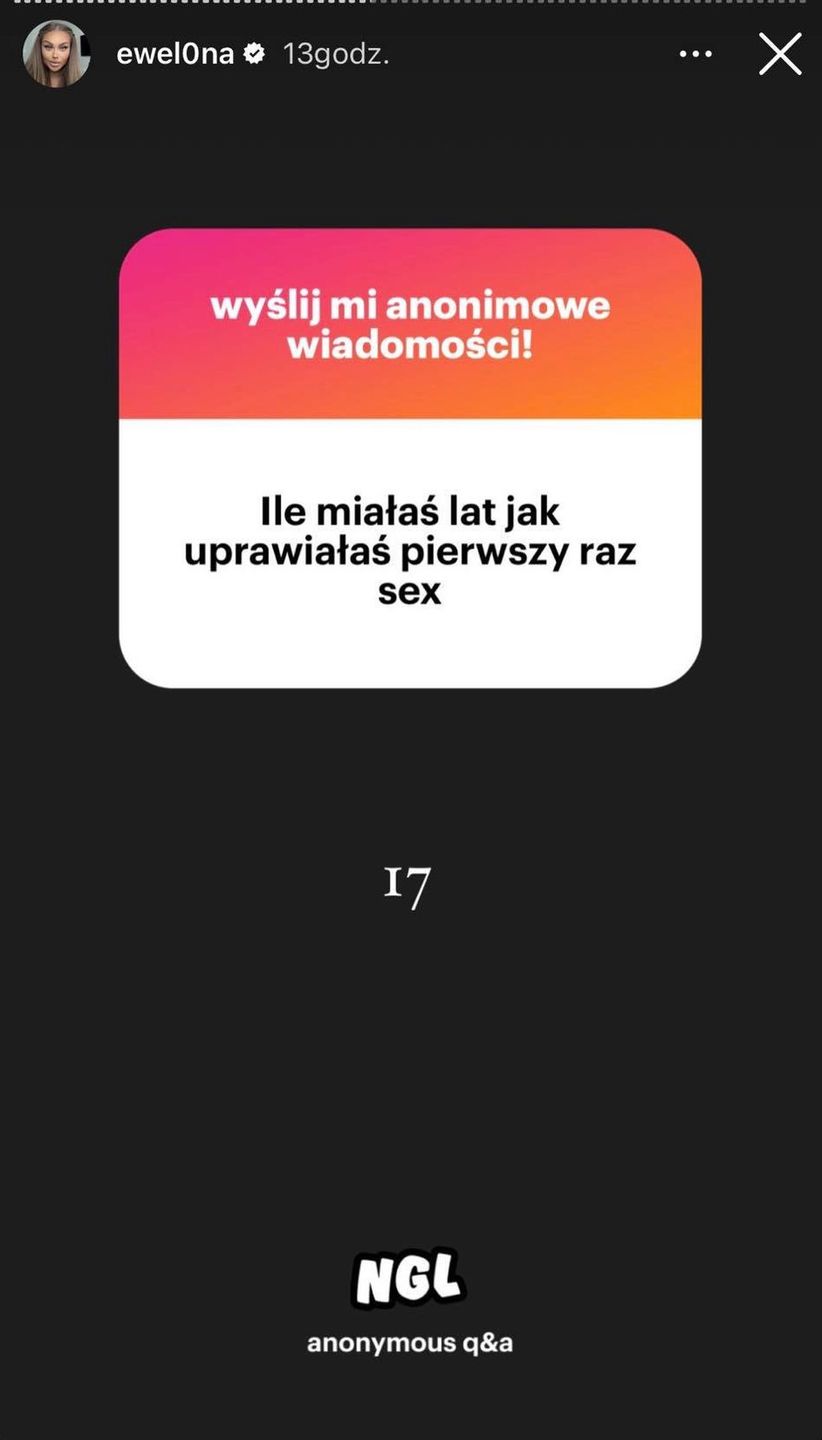 Ewel0na ujawnia, w jakim wieku STRACIŁA DZIEWICTWO