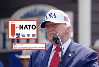 Trump o NATO: USA nie powinny trwać w "jednostronnej" relacji