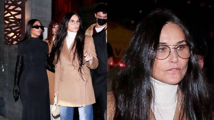 Demi Moore na kolacji z Kim Kardashian i Rumer Willis