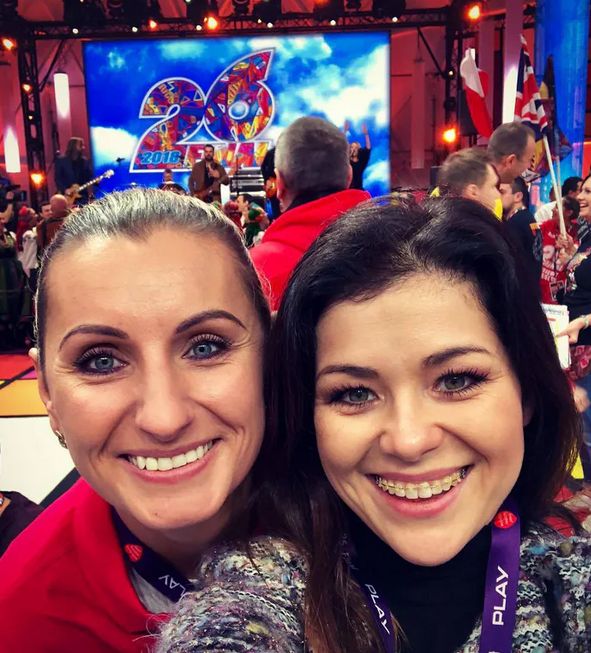 Katarzyna Cichopek podczas jednego z finałów WOŚP