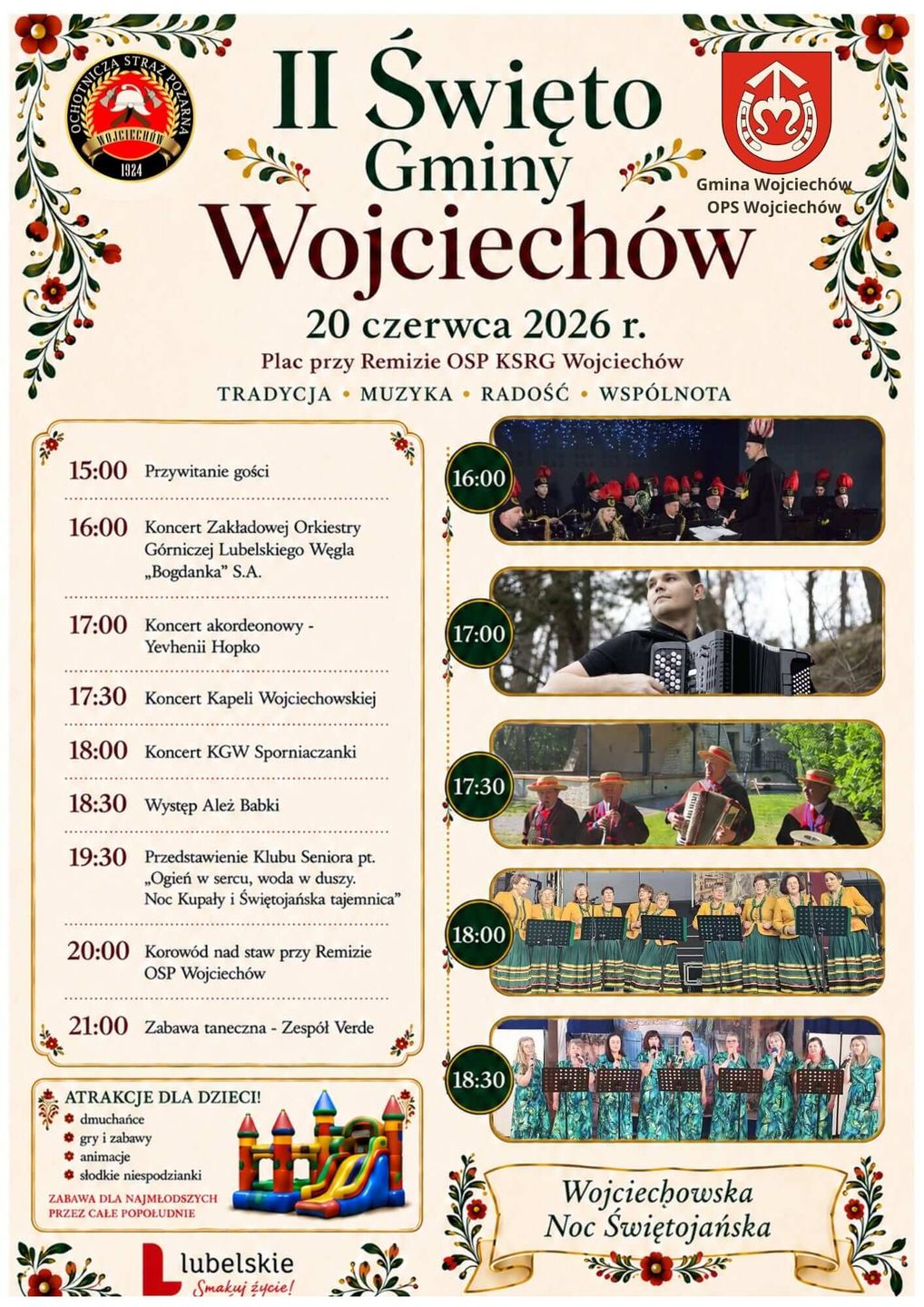II Święto Gminy Wojciechów 2026
