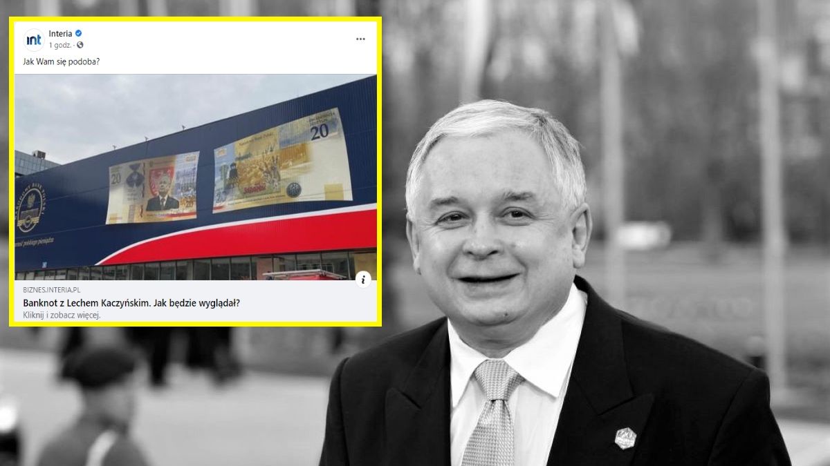 NBP pokazał banknot z Lechem Kaczyńskim 