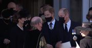 Pierwszy raz od ponad roku. William i Harry obok siebie na pogrzebie Filipa