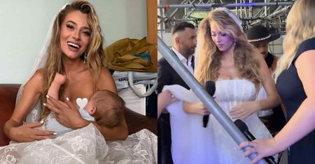 Marcelina Zawadzka prowadziła festiwal w Mrągowie, a w przerwie KARMIŁA SYNKA! Pokazała zdjęcie zza kulis