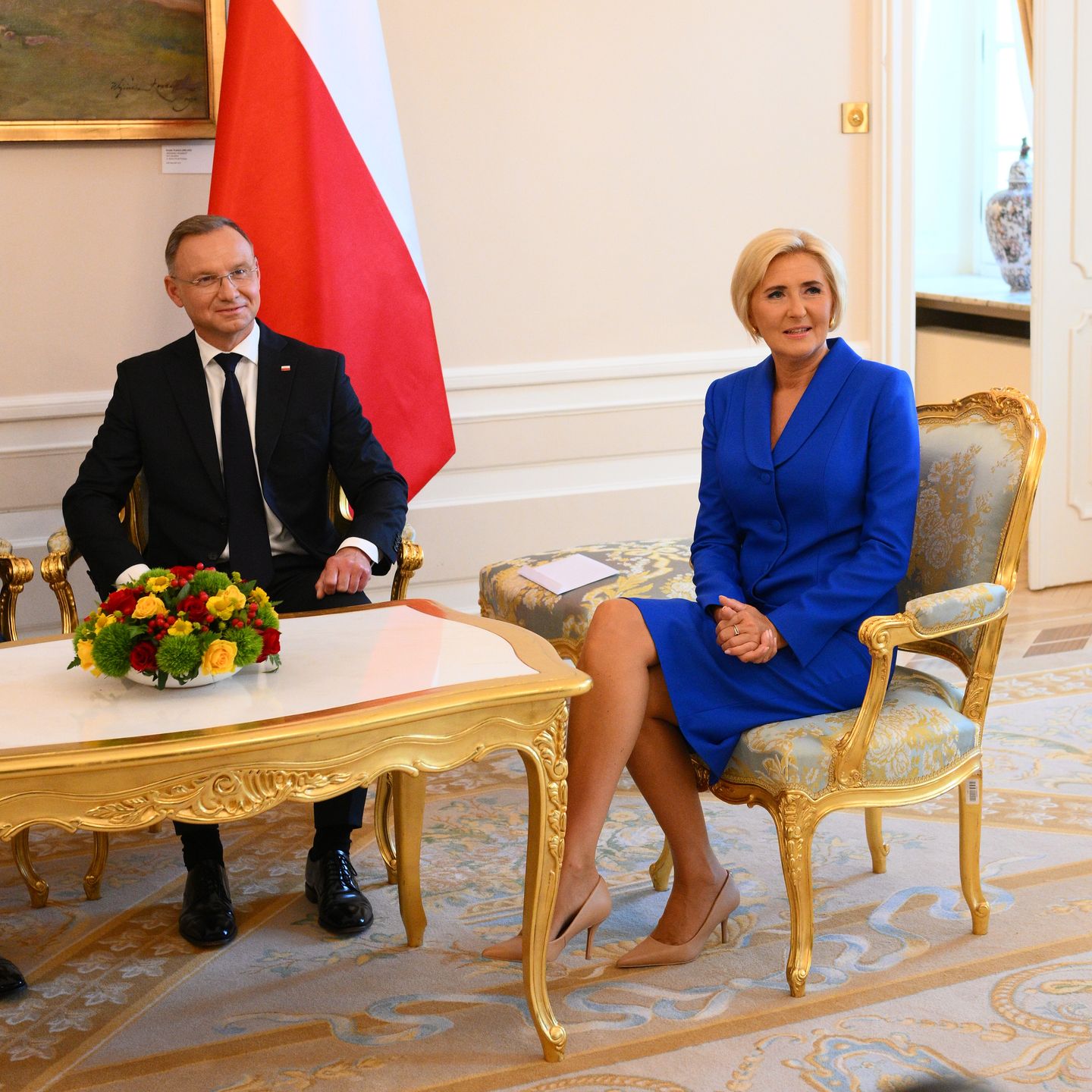 Spotkanie litewskiej pary prezydenckiej z Dudami