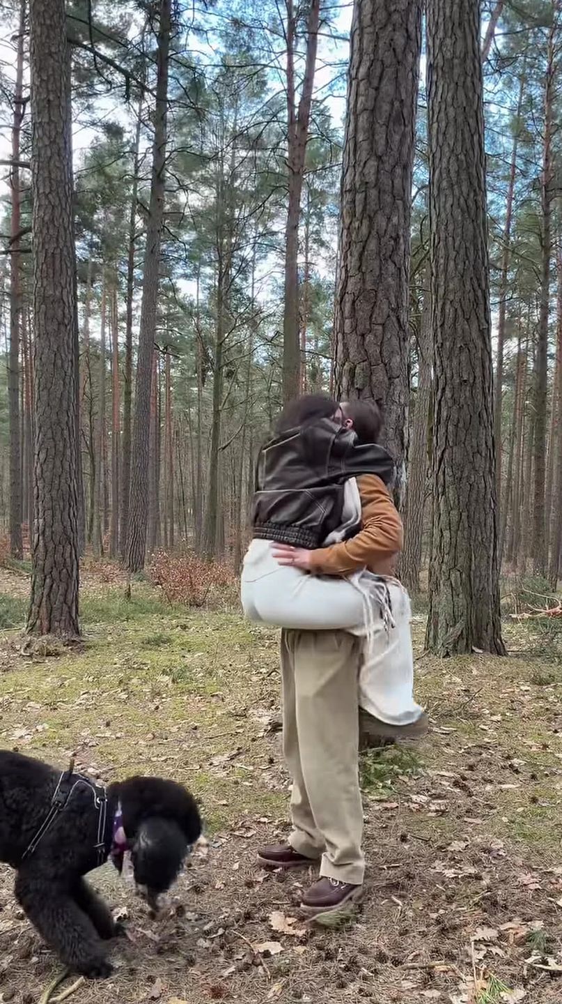 Natsu i Wojtek Kucina na wspólnym wypoczynku