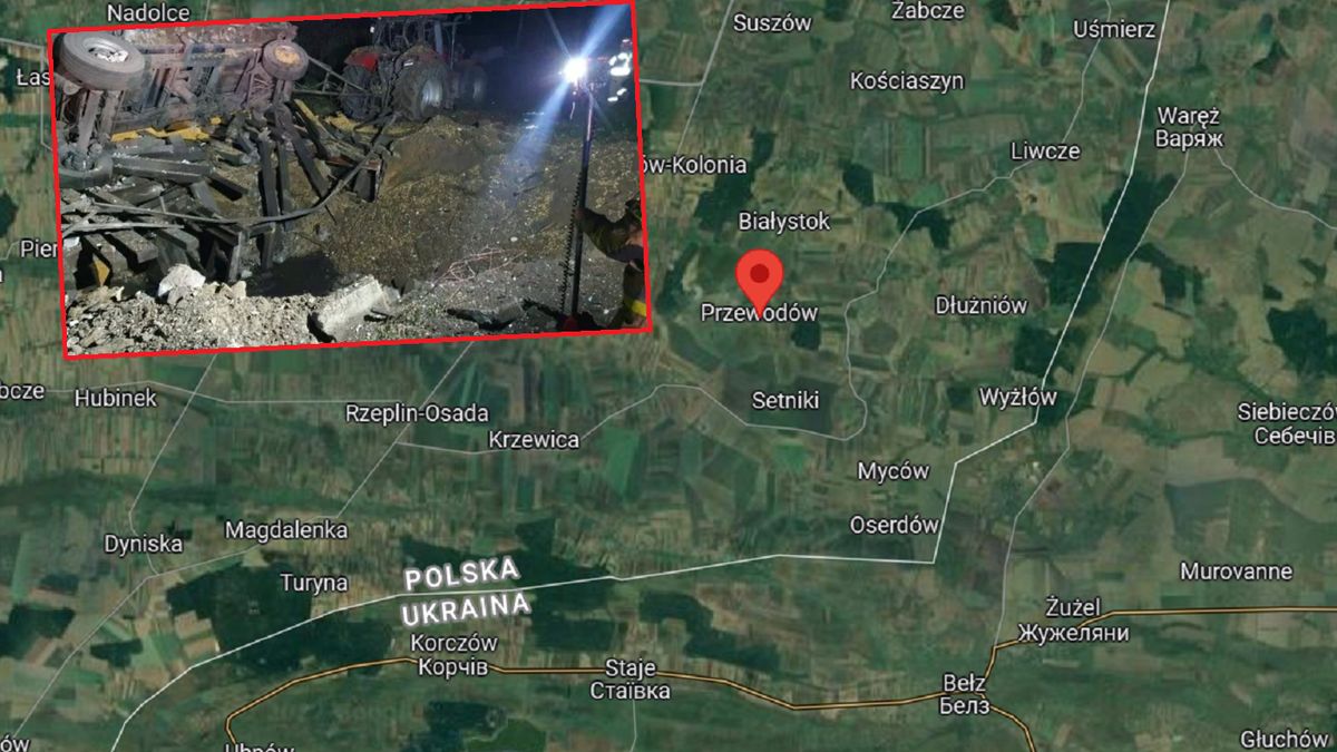 Rosyjskie rakiety spadły na polską miejscowość. Jest oficjalny komunikat