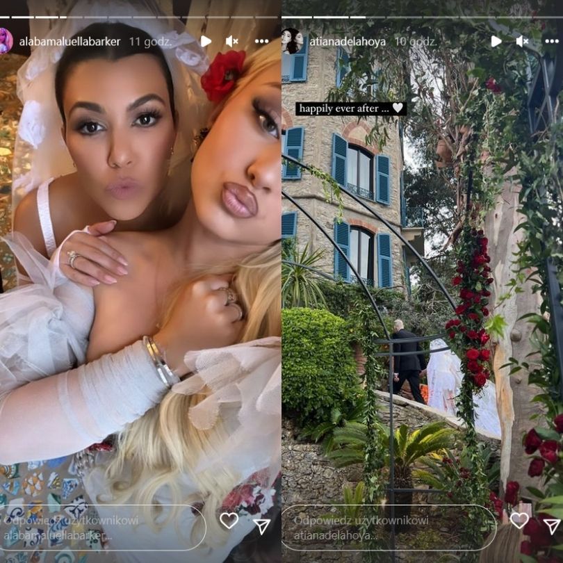 Tak wyglądał ślub Kourtney Kardashian i Travisa Barkera