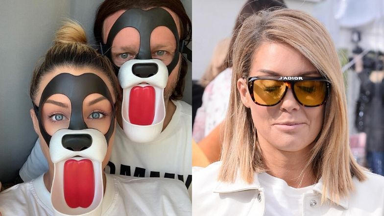 Małgorzata Rozenek chwali się kreatywną selekcją maseczek