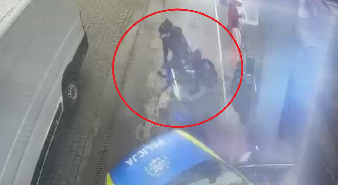 18-latek zatrzymany na stacji paliw. Na widok policji próbował odjechać
