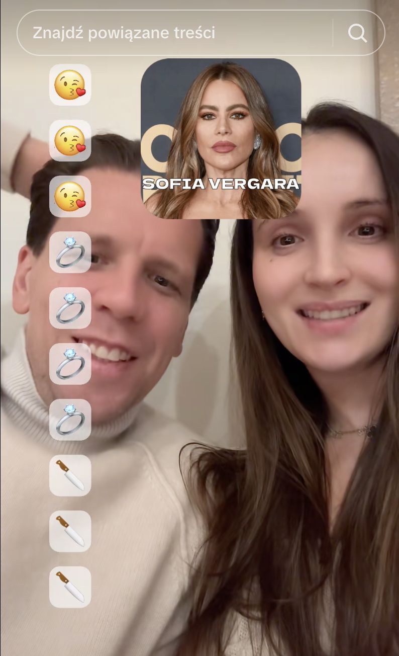 Wojciech Szczęsny i Marina