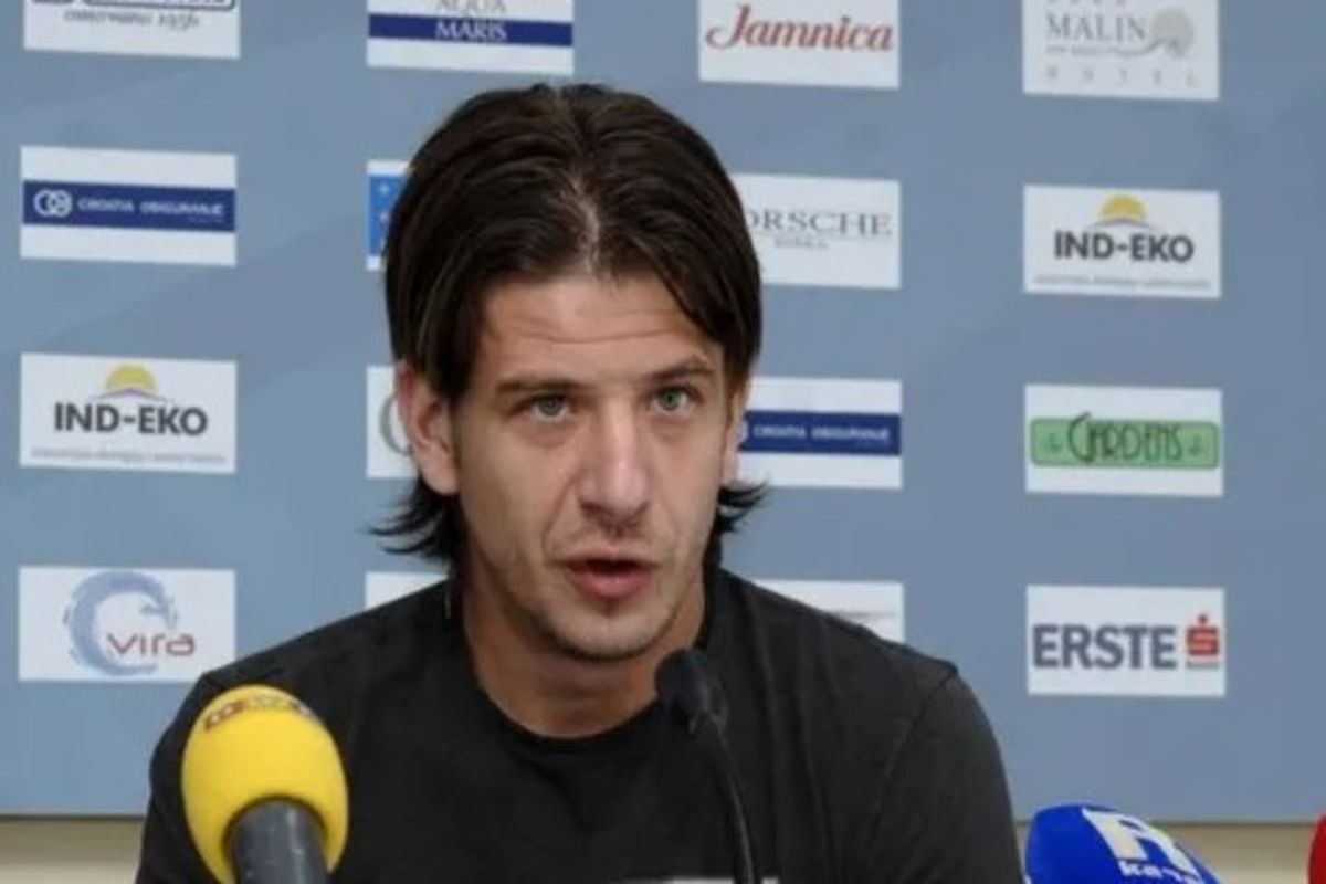 Dino Drpić na konferencji prasowej