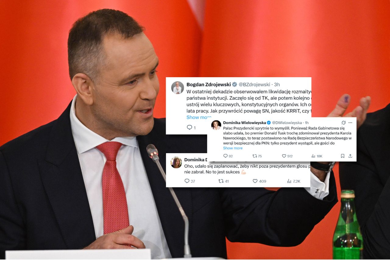 Lawina komentarzy po zachowaniu Nawrockiego. "Sprytnie to wymyślił"