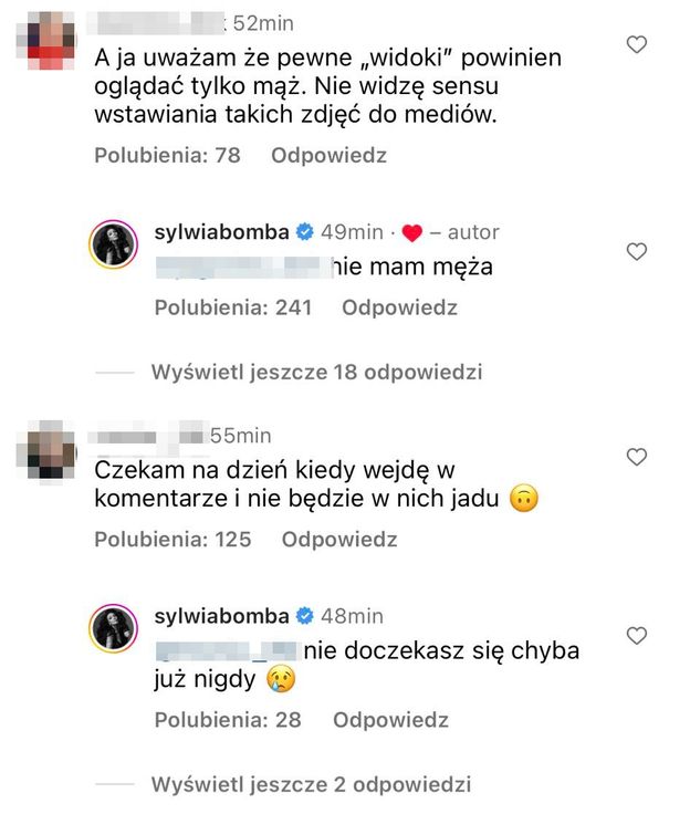 Półnaga Sylwia Bomba prezentuje czułości z Grzegorzem Collinsem. Internauci zmieszani: "Prezentacja trochę PRYMITYWNA" (ZDJĘCIA)