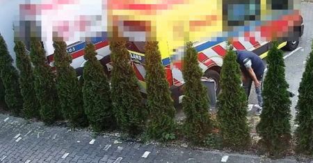 Skandaliczny czyn w Wejherowie. Nagranie pomogło ustalić sprawcę