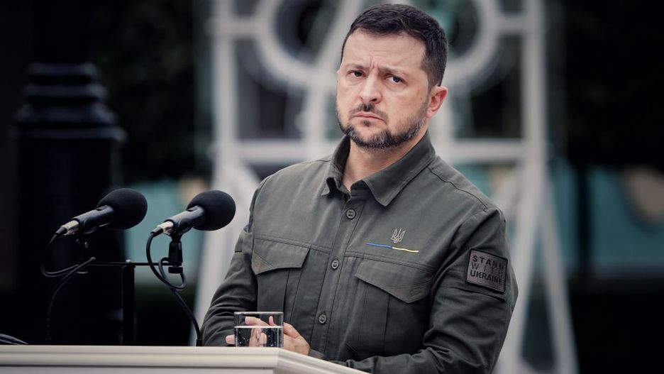 Prezydent Ukrainy Wołodymyr Zełenski