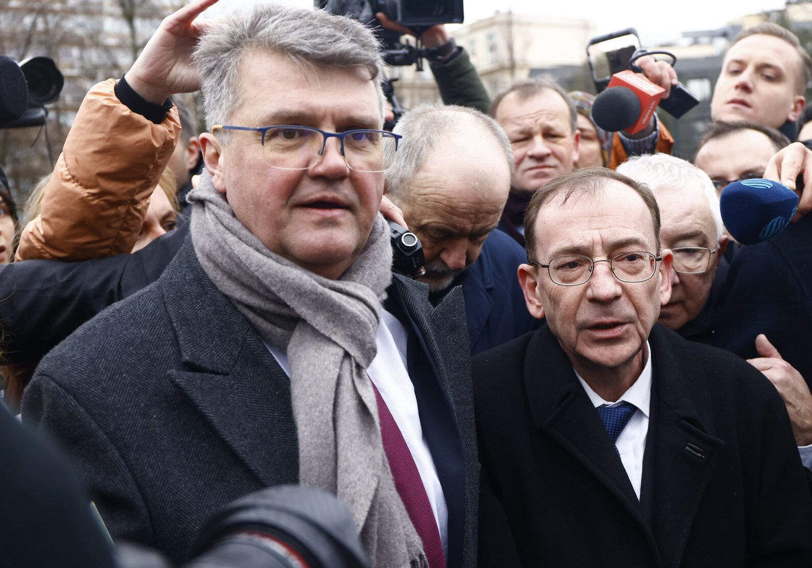 Maciej Wąsik i Mariusz Kamiński po skazaniu i ułaskawieniu próbowali powrócić do pracy w Sejmie.