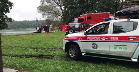 Dramat na Jeziorze Foluskim. Ratownicy byli bezsilni