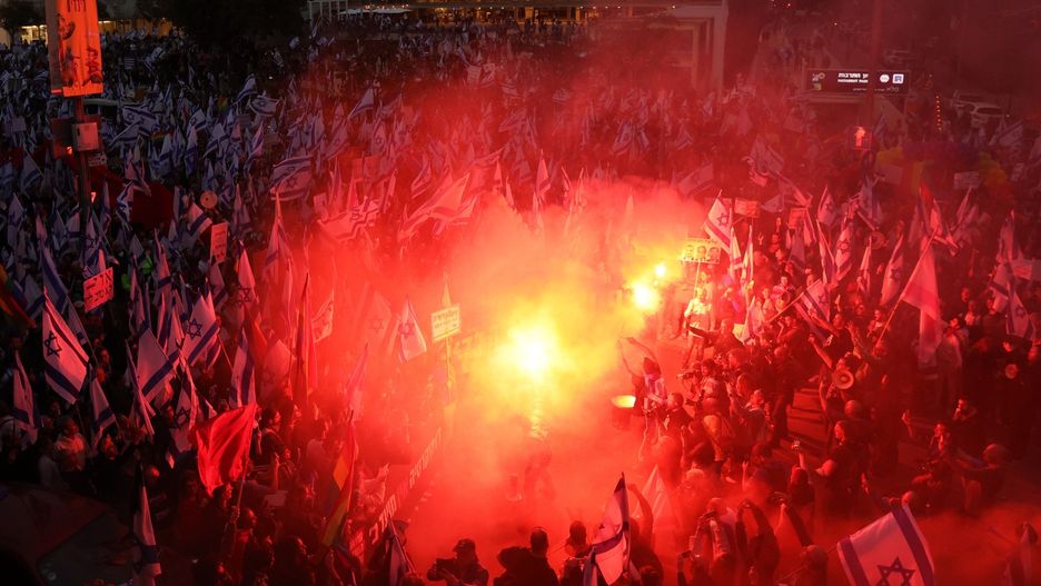 Sobotnie protesty w Izraelu