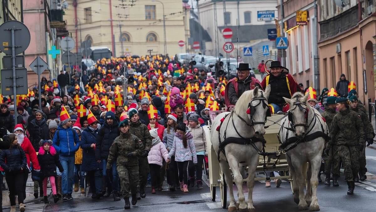 Orszak św. Mikołaja w Lublinie