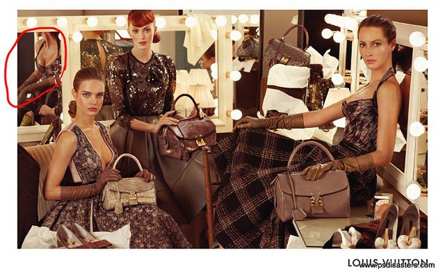 Louis Vuitton i wpadka z lustrem