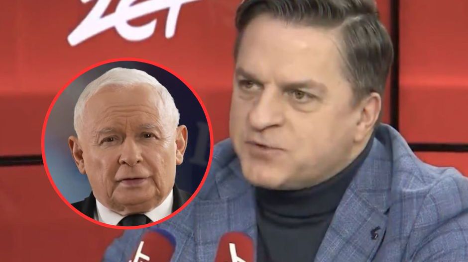 Kadry ze spotu PiS "Oddajmy głos Polakom" - w kółku wicepremier Jarosław Kaczyński, a obok prowadzący Radia ZET red. Bogdan Rymanowski