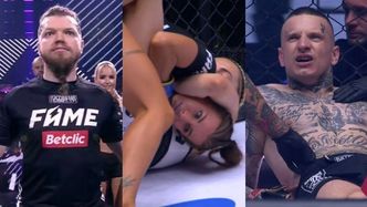 Fame MMA 11. Debiutująca "Lady" Patrycja Wieja, kontuzja Smolastego, ZAKRWAWIONA twarz Sylwestra Wardęgi