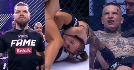 Fame MMA 11. Debiutująca "Lady" Patrycja Wieja, kontuzja Smolastego, ZAKRWAWIONA twarz Sylwestra Wardęgi