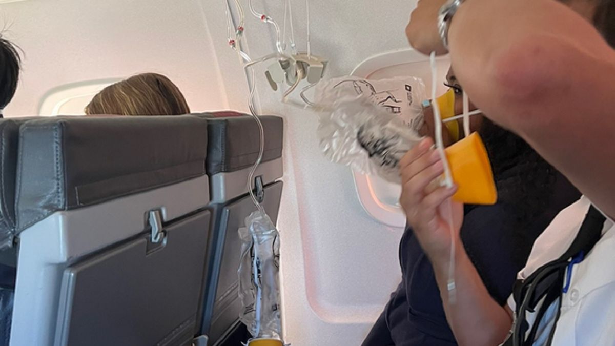 W samolocie doszło do incydentu.