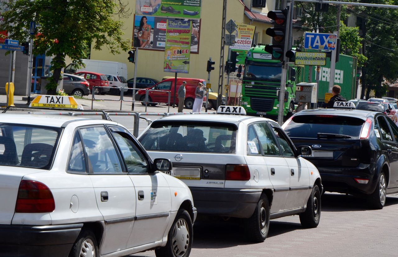 Ogólnopolski protest taksówkarzy. Zablokują największe miasta w kraju