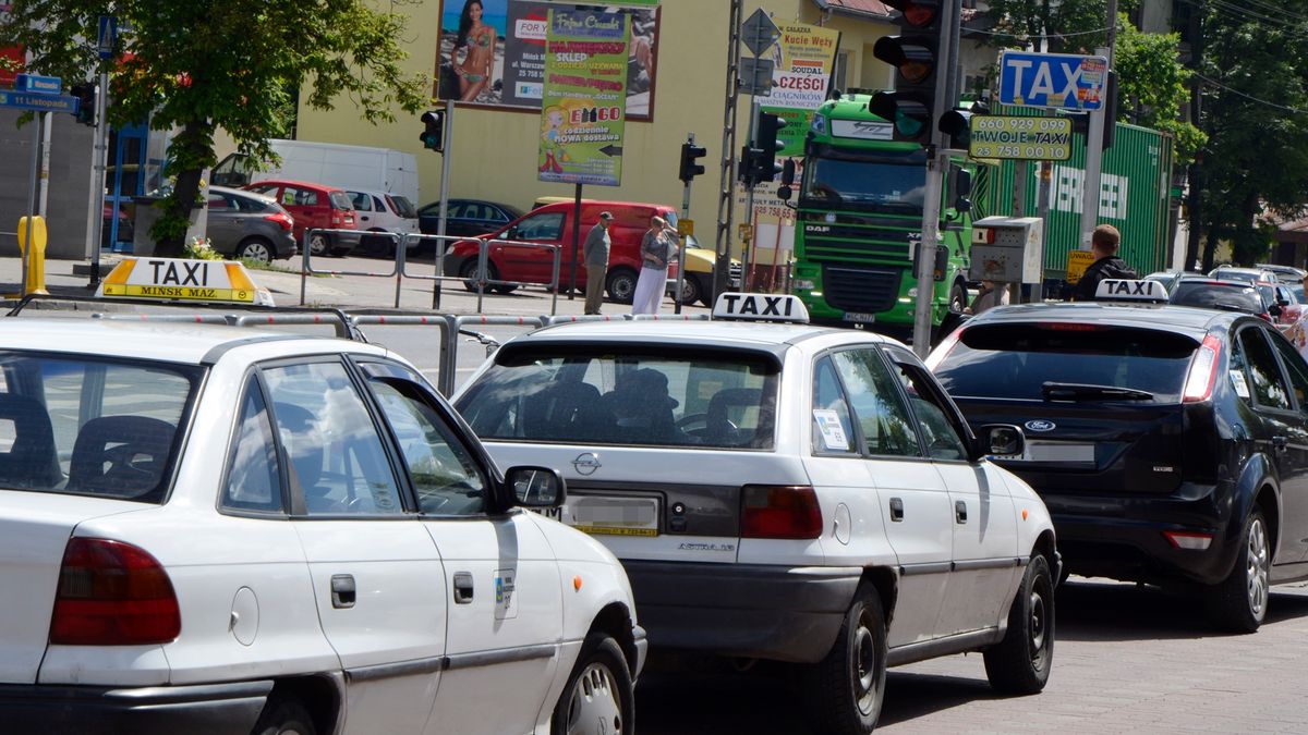 Branża przewozu osób taksówkami będzie blokować ulice największych miast.