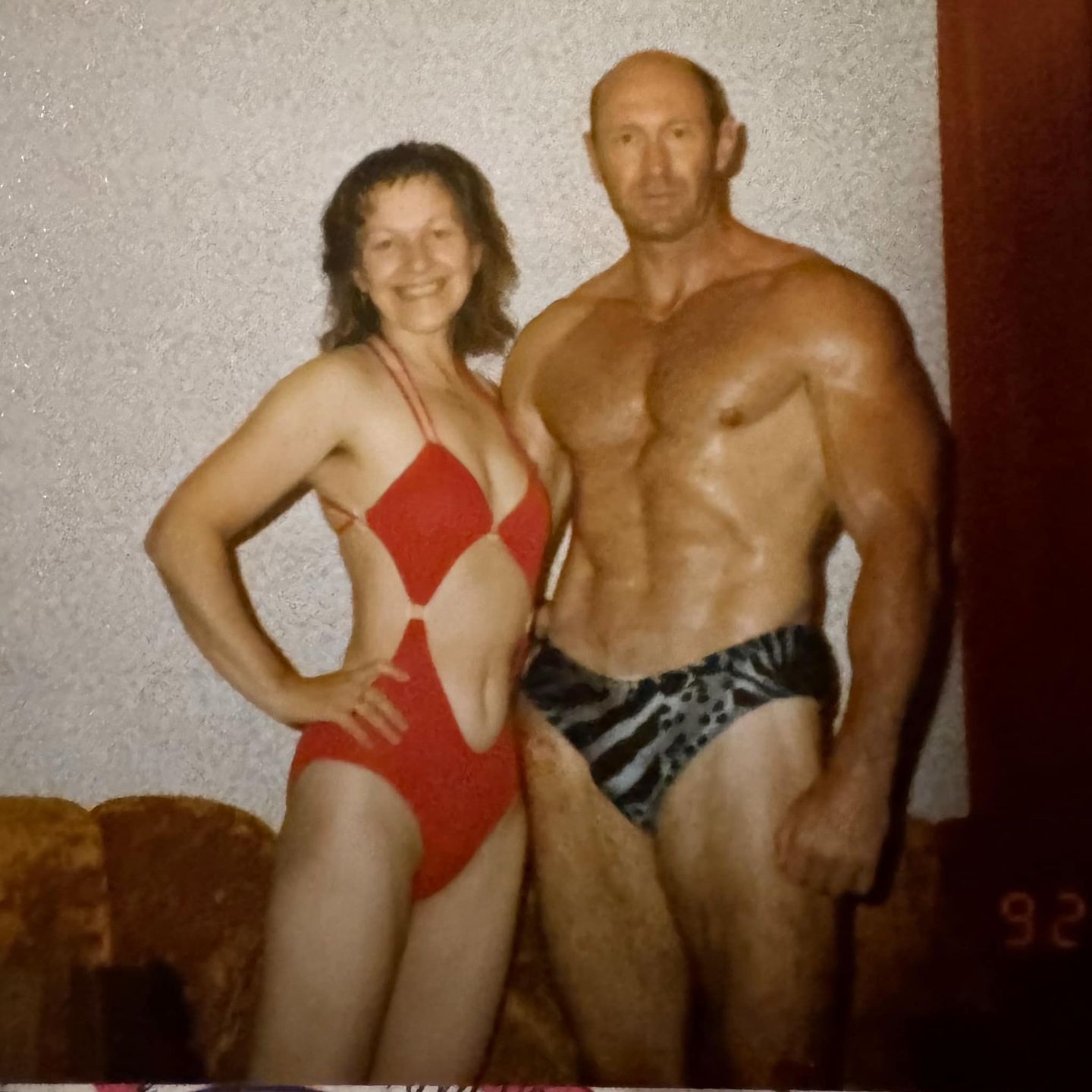 Archiwalne zdjęcie rodziców Dody 