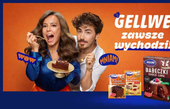 Anna Mucha z Matteo Brunettim reklamują Gellwe