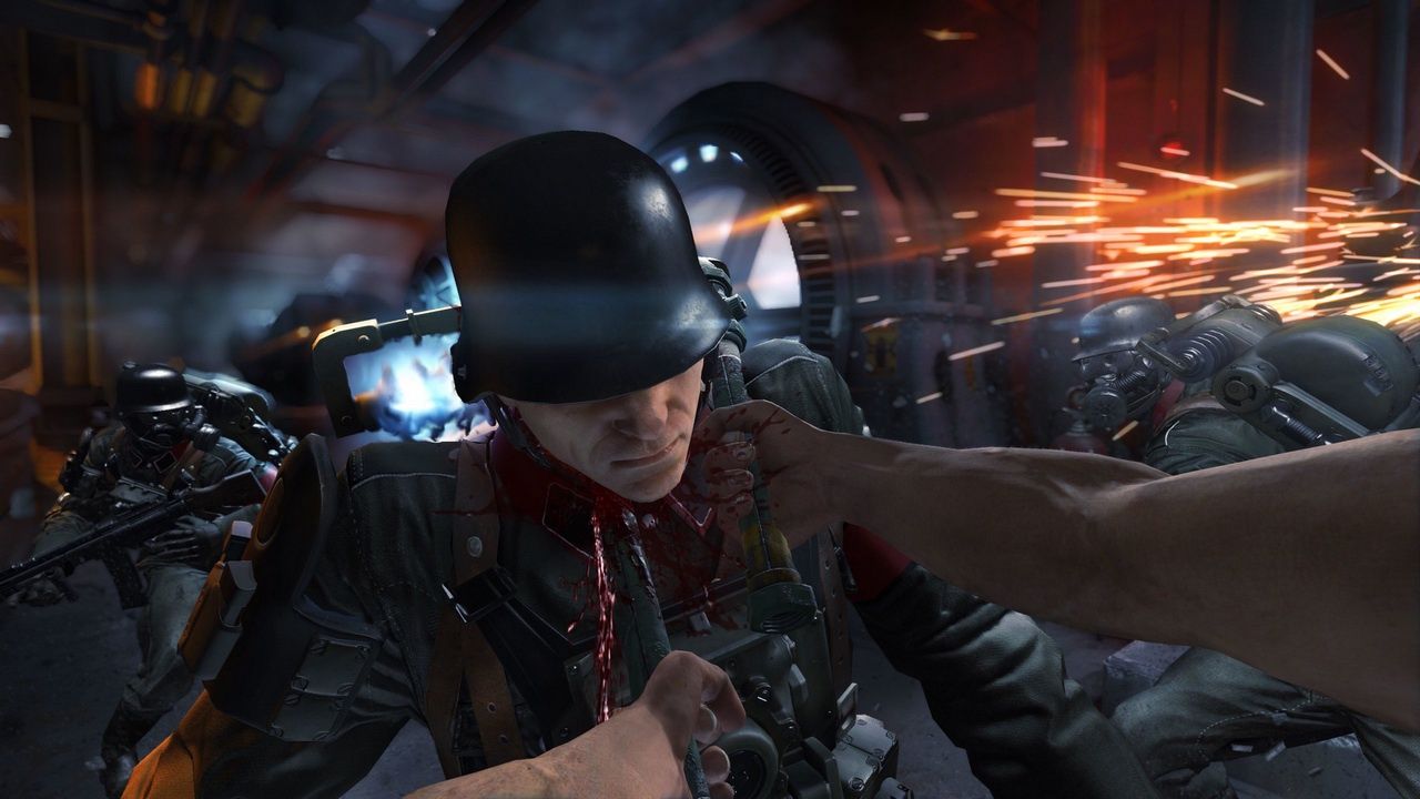 Wolfenstein II: The New Colossus - brutalna egzekucja