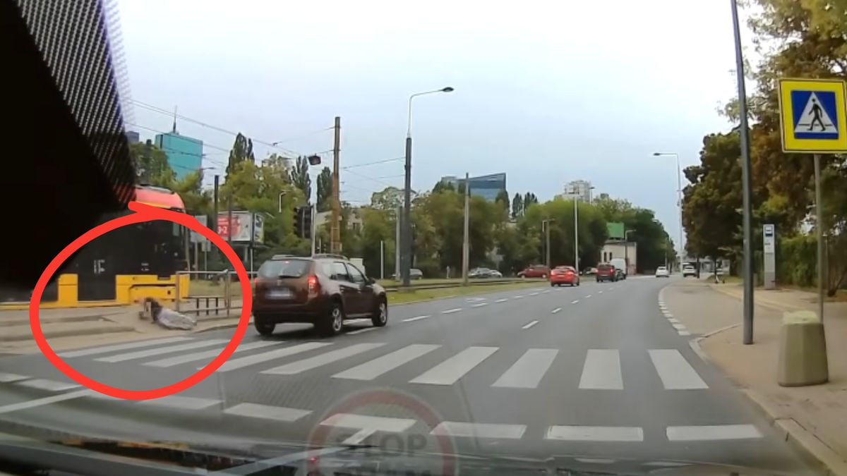 Klakson nie pomógł. Dacia potrąciła pieszego