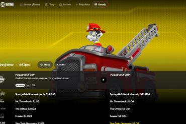 Kanały internetowe w SkyShowtime