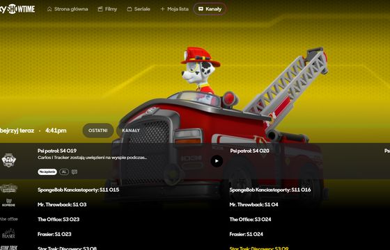 15 kanałów linearnych w SkyShowtime