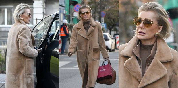 Wyposażona w torbę z kosmetykami Joanna Racewicz drepcze do lexusa za 250 TYSIĘCY złotych (ZDJĘCIA)