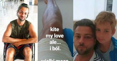Janiak chwali się wypadkiem na wakacjach: "Teraz już nie pohasam. PCHAJ MNIE SYNUŚ!"
