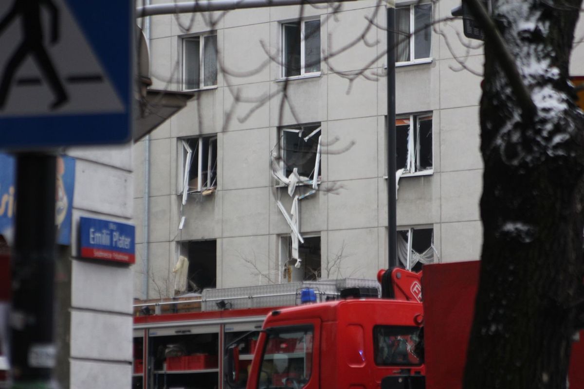 Wybuch w centrum Warszawy. Są ranni