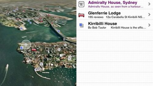 Google Earth 2.0 dla iPhone'a 1