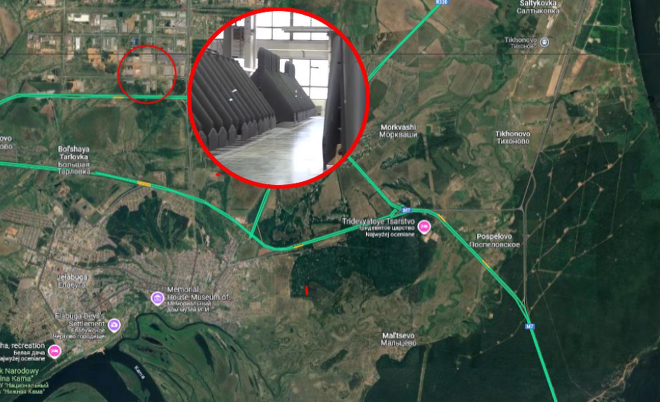 Zakład produkcji Shahedów w Jełabuga w Tatarstanie